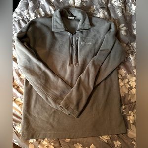 Men’s med Columbia pull over fleece